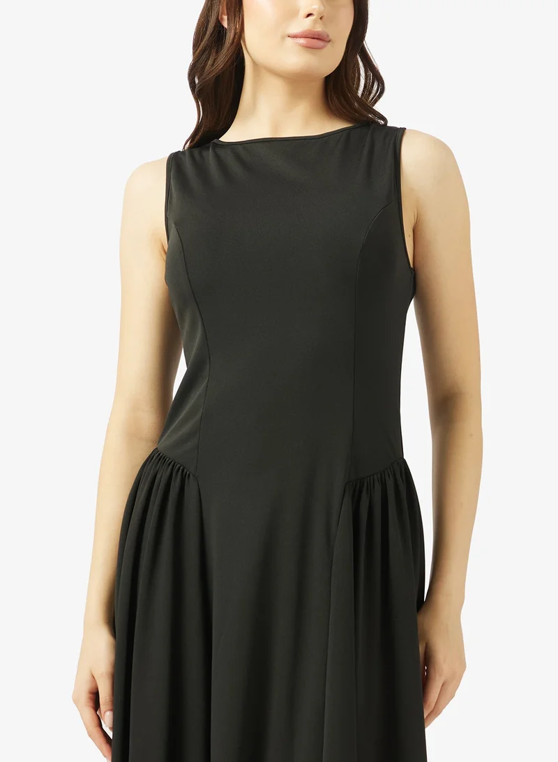 Ginger  Drop Waist Fit & Flare Dress for Women | Best Price UAE